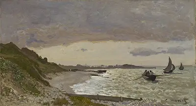 Seashore at Sainte-Adress Claude Monet